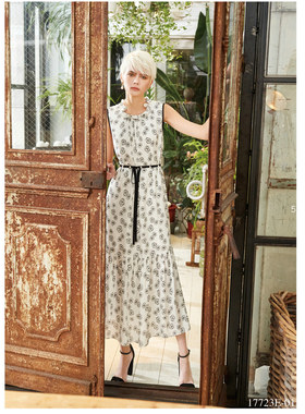 可议价 台湾女装 J景 春夏 新款 17723E 显瘦 气质 连衣裙  3580