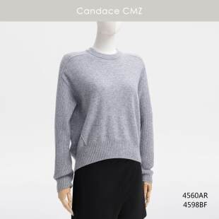 4560AR 2988 女 上衣 针织 休闲百搭 女装 新款 秋冬 洪 CANDACE