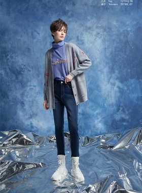 CANDACE 洪*女 秋冬 新款 女装 72771D 休闲 百搭 针织外套 2380