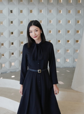 CANDACE 洪秀女 秋冬新款 6315CD 时尚修身显瘦连衣裙 3488可议价