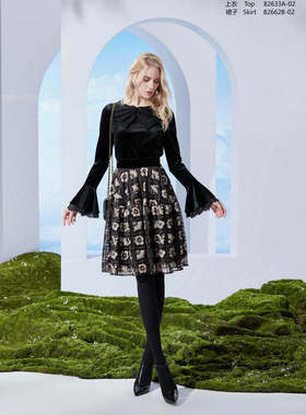 CANDACE 洪*女 秋冬 新款 女装 82662B 休闲 百搭 半身裙 2980