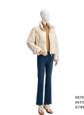 洪秀女 CANDACE 秋冬新款 6829DI 百搭气质羽绒服外套 3888可议价