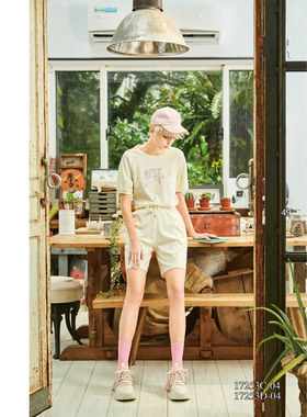 台湾女装 J景 春夏 新款 可议价 17253C 百搭显瘦休闲T恤  1280