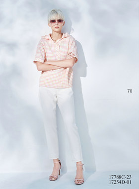 可议价 台湾女装 J景 春夏新款  17254D 百搭 显瘦 休闲裤子 1380