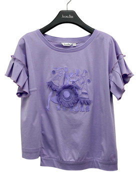 台湾女装 J景 春夏 新款 可议价 17614C 百搭显瘦休闲T恤  1680