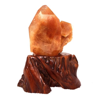 一物一图天然红发晶原石 红发晶景石天然发晶标本摆件 有鉴定证书