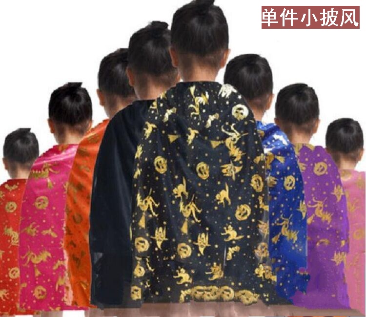 万圣节儿童女巫婆披风斗篷表演服