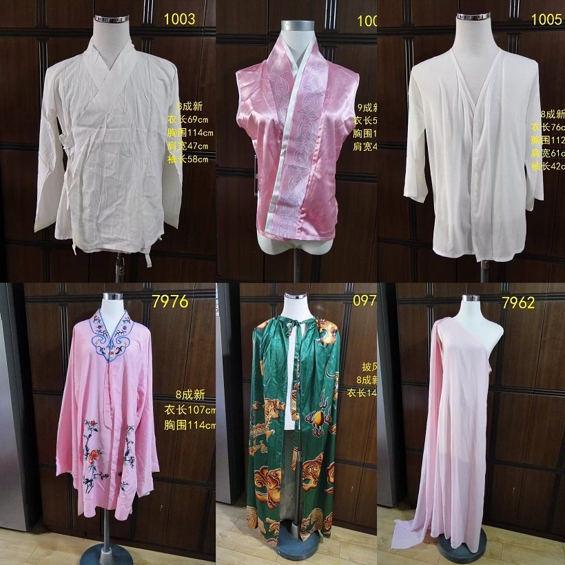 二手影楼替换处理古装汉服广袖飘逸刺绣大袖衫0987
