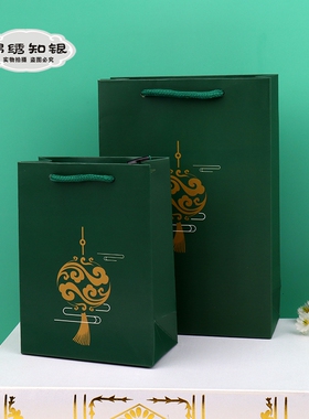 绿色首饰手提袋珠宝店饰品店