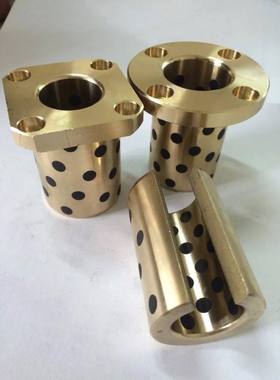 JDB202816 202820 202825固体镶嵌石墨自润滑铜套轴承含油轴套