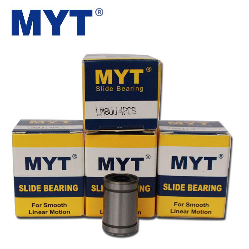 正品美亚特MYT英制直线轴承LMB4 6 8 10 12 16 20 24 32 UU
