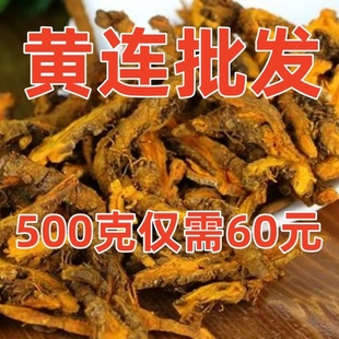 正品黄连中药材黄连片黄连茶泡茶四川鸡爪黄莲草药川黄莲黄莲粉根