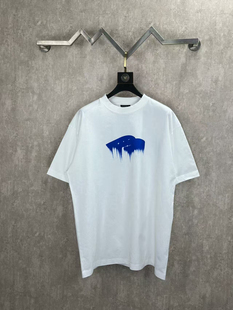 T恤上衣男 t男女宽松纯棉短袖 高品质欧美潮牌经典 Logo字母印花半袖