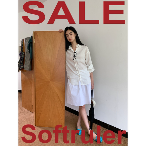 清仓巨折   Softruler  意式宽松慵懒长袖衬衫 “Sweet thang”