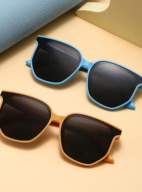 保罗雷朋官网硅胶软框男童太阳镜防紫外线儿童宝宝墨镜时尚女童遮