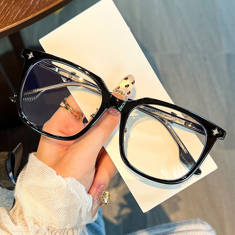 保罗雷朋官网罗心眼镜框架男女大框黑框透明多边形复古素颜宽脸近