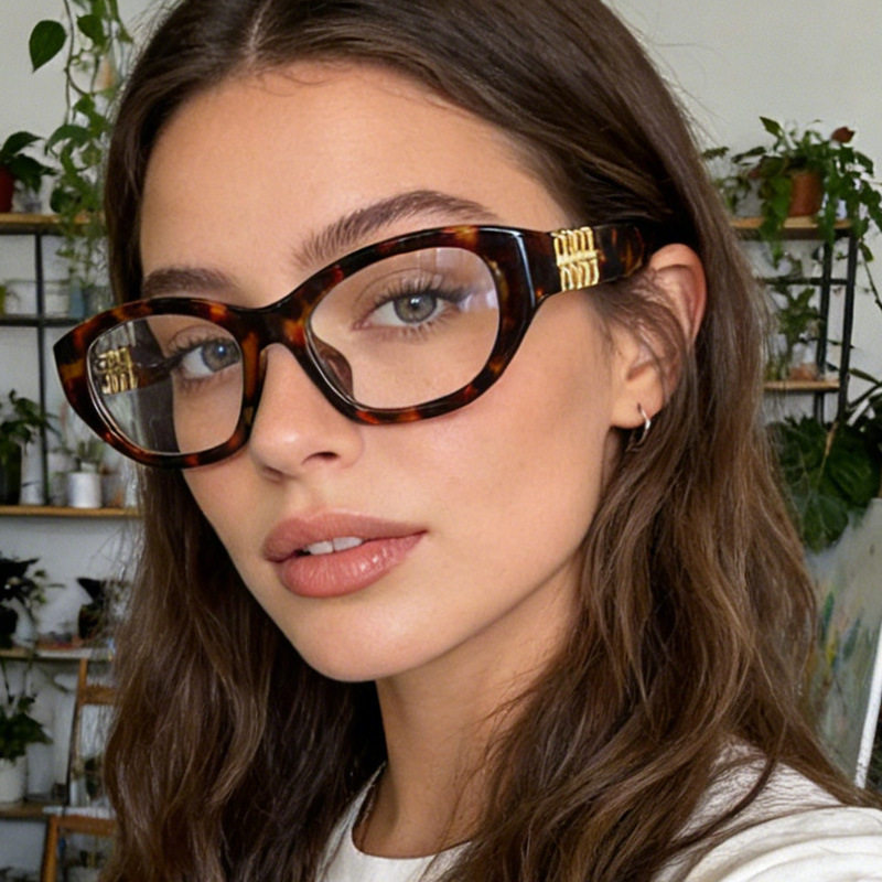 保罗雷朋官网2025新款缪家书呆子眼镜复古光学镜架玳瑁色平光镜防