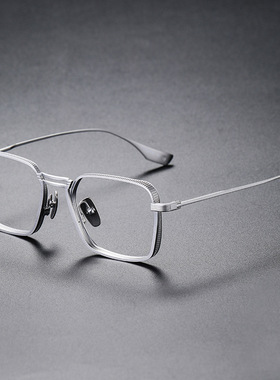 保罗雷朋官网手工造防蓝光眼镜男大脸复古方框dita同款防蓝光老花