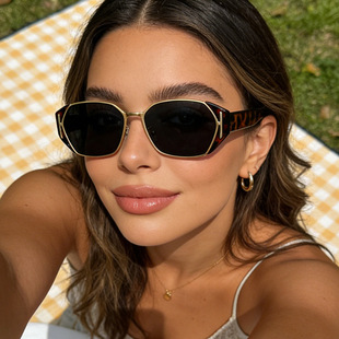 保罗雷朋官网复古老钱风猫眼墨镜女款 高级感小框玳瑁色太 2025新款