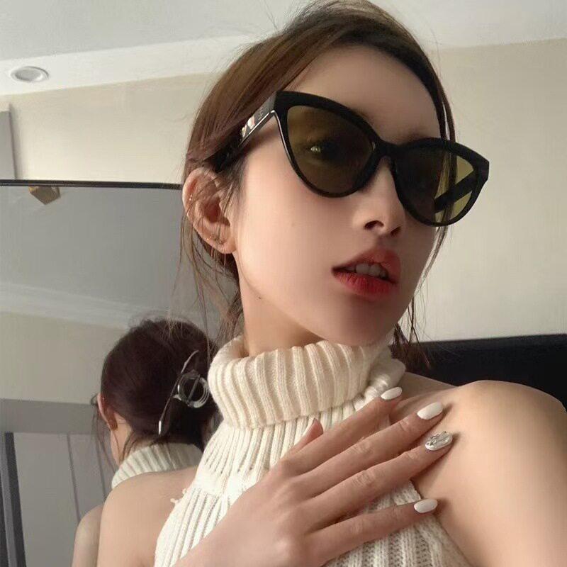 保罗雷朋官网秋季新款小香家墨镜韩版镶珍珠爱心太阳镜女大脸显瘦