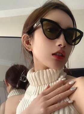 保罗雷朋官网秋季新款小香家墨镜韩版镶珍珠爱心太阳镜女大脸显瘦