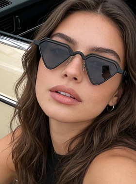 保罗雷朋官网欧美嘻哈太阳镜个性百搭外星sunglasses搞怪三角形舞