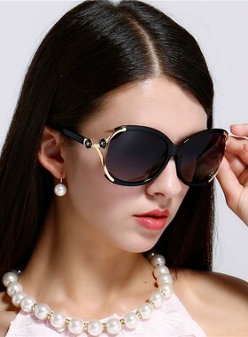 保罗雷朋官网女士太阳镜山茶花镂空玫瑰花墨镜潮大框眼镜2025新款