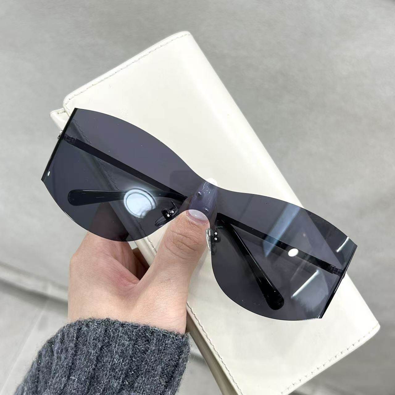 保罗雷朋官网欧美户外运动骑行眼镜登山滑雪太阳镜连体银色护目防