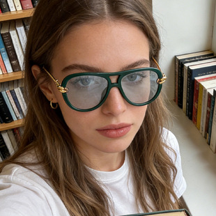 保罗雷朋官网新款 欧美蛤蟆镜绳结金属镜腿大框太阳镜女欧美大牌同