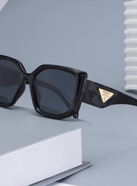 保罗雷朋官网倒三角标复古太阳镜女高级感黑色眼镜时尚明星网红个