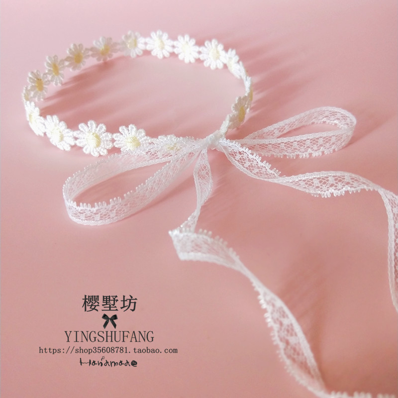 森系甜美雏菊花朵锁骨链