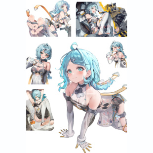 绝区零席德周边游戏二次元动漫笔记本电脑手机防水行李旅行箱贴纸