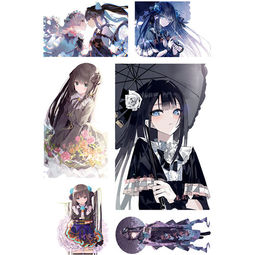 Arcaea光对立笔记本行李箱贴纸