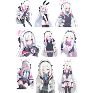 碧蓝蔚蓝档案凯伊kei爱丽丝周边二次元笔记本电脑手机行李箱贴纸