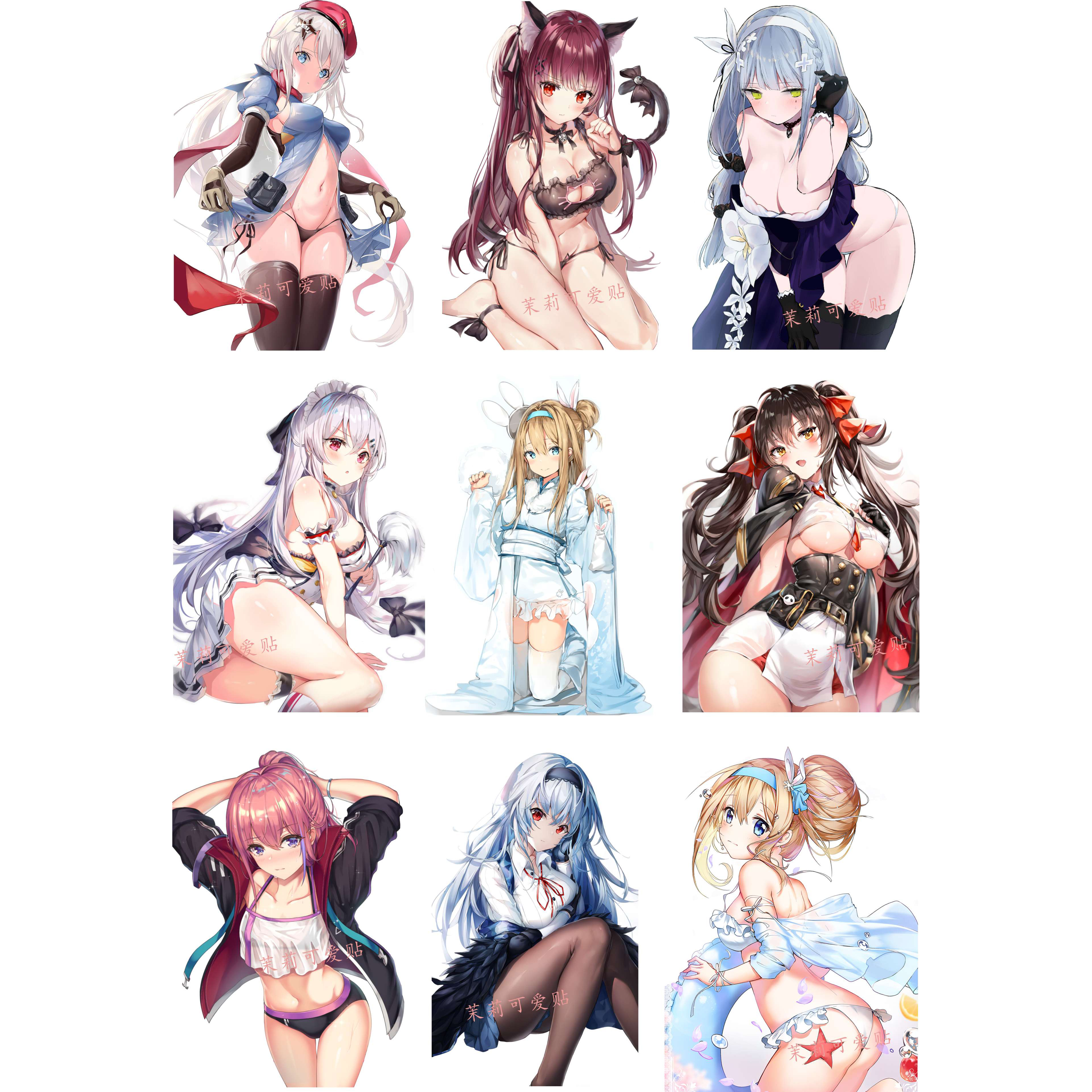 少女前线动漫周边防水贴纸充电宝