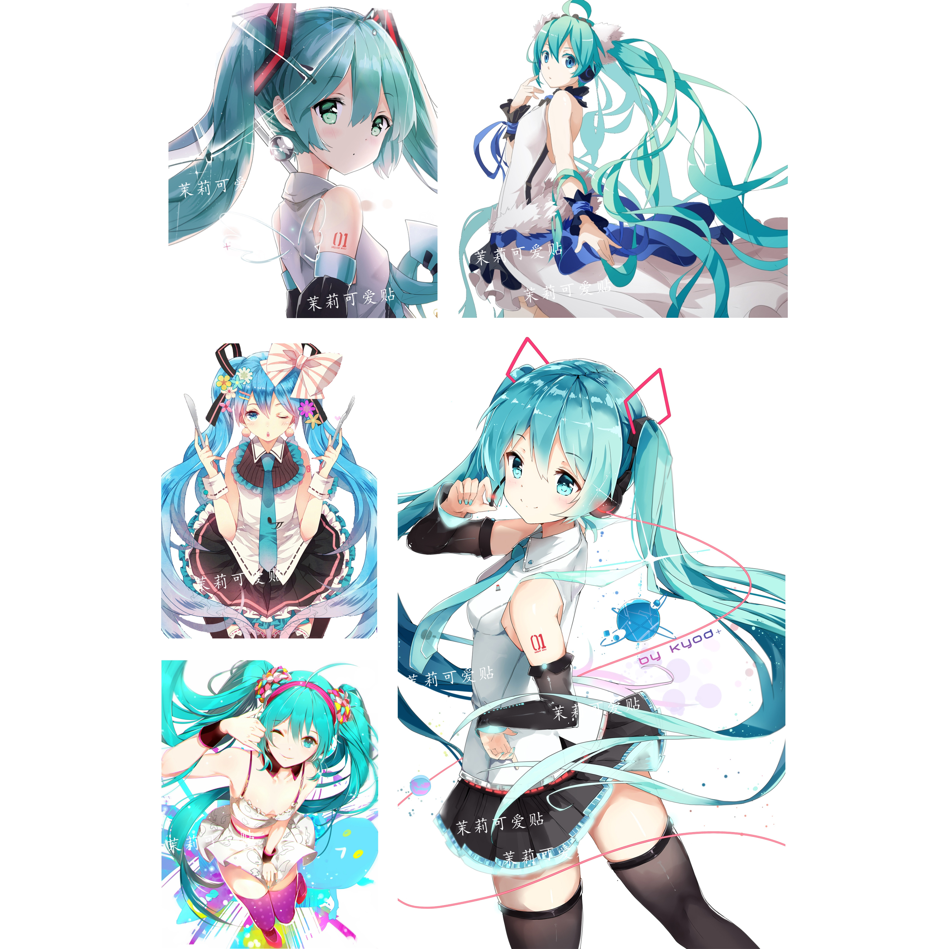 世界计划多彩舞台miku笔记本贴纸