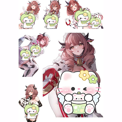 碧蓝航线科本斯贴纸笔记本贴纸