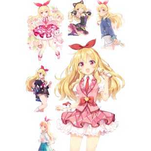 偶像活动星宫莓周边星宫草莓二次元动漫笔记本电脑手机行李箱贴纸