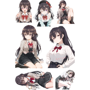 以俄语遮羞的邻座艾莉同学周防有希周边笔记本电脑手机行李箱贴纸