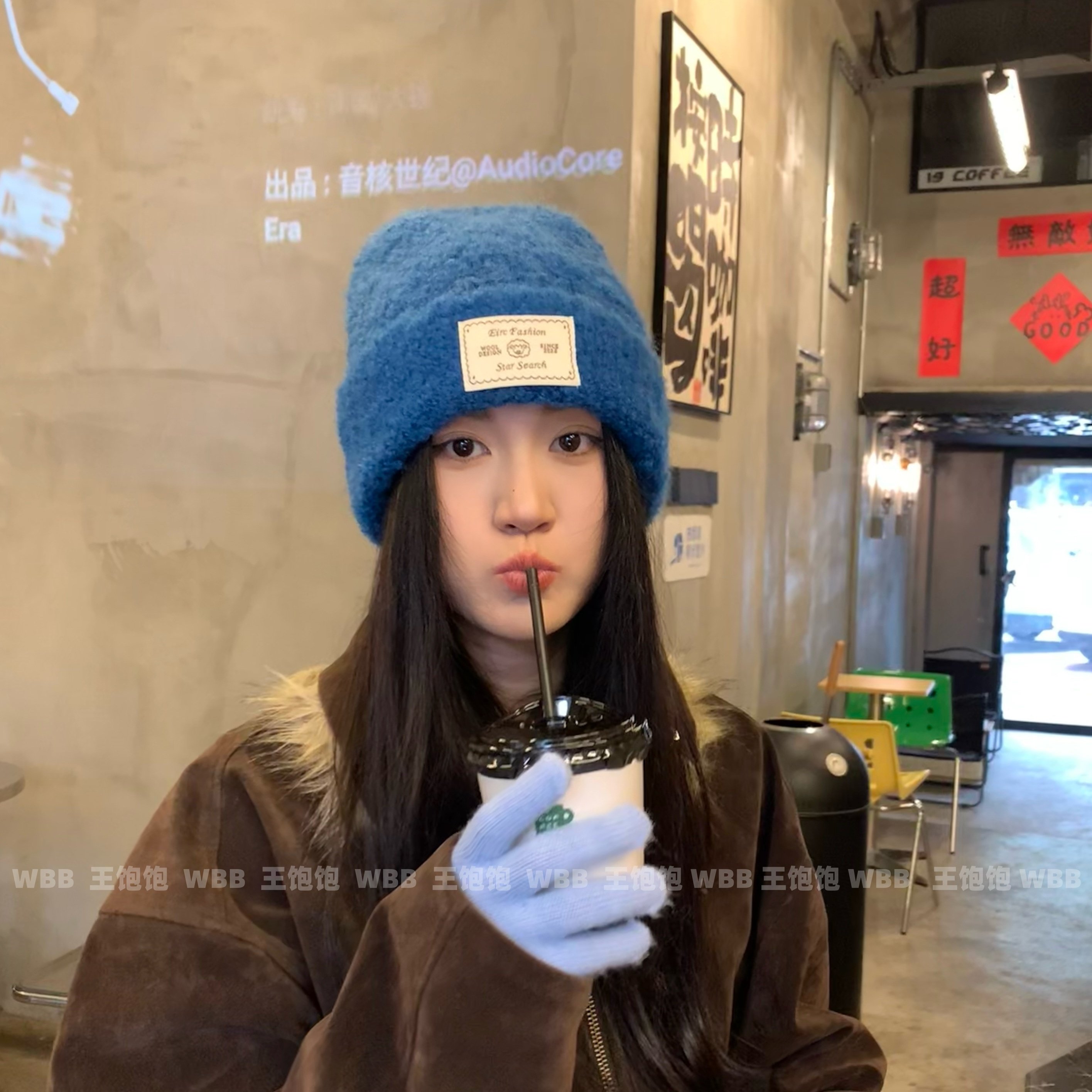 王饱饱可爱小羊贴布针织帽圈圈绒柔软舒适保暖帽子百搭护耳毛线帽,服饰配件/皮带/帽子/围巾,帽子,淘宝优惠券,粉丝福利购,淘宝优惠卷