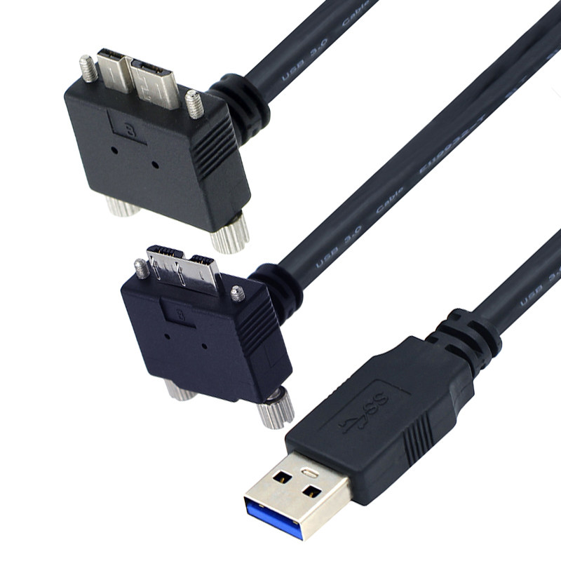 usb3.0工业相机连接线弯头图片