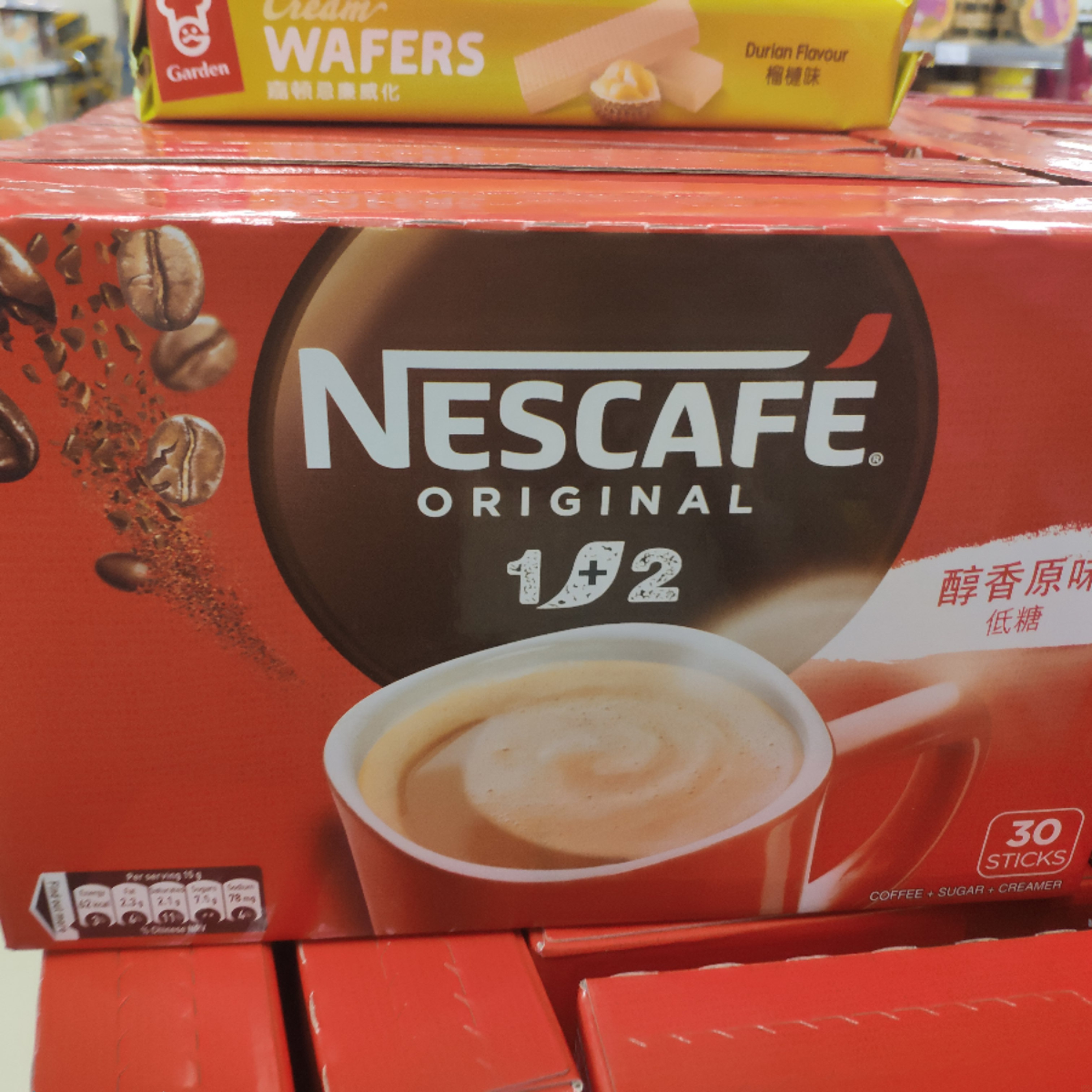 雀巢咖啡1+2原味30包香港Nescafe