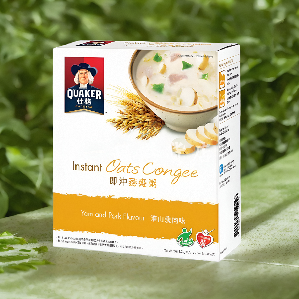 桂格即冲燕麦粥淮山瘦肉味5包