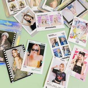 宋雨琦新款拍立得盲盒 明星周边同款亲笔签名写真照片卡片明信片