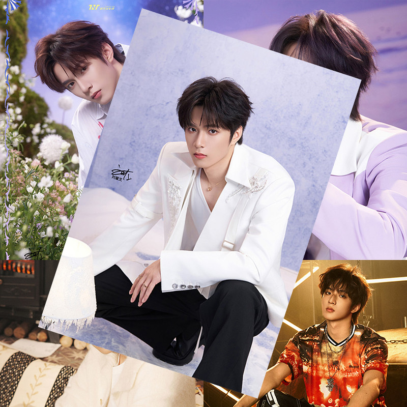 刘耀文新款海报时代少年团明星周边同款写真照片房间墙贴卧室壁纸