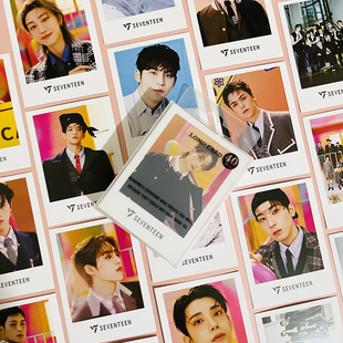 SEVENTEEN精美lomo卡 崔胜哲尹净汉洪知秀明星周边留言小卡片贺卡