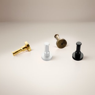 免打孔金色衣橱衣帽钩创意壁挂墙上挂钩进门玄关挂钥匙衣服挂衣钩