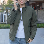 新款 立领褂子工装 男士 2025春秋季 夹克外套休闲时尚 上衣服户外男