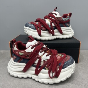 小众老爹鞋男春季新款厚底内增高休闲运动鞋男士时尚百搭超火潮鞋