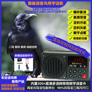 鹦鹉学说话神器八哥鸟用学习机玄凤口哨鹩哥讲话训练智能语音录音